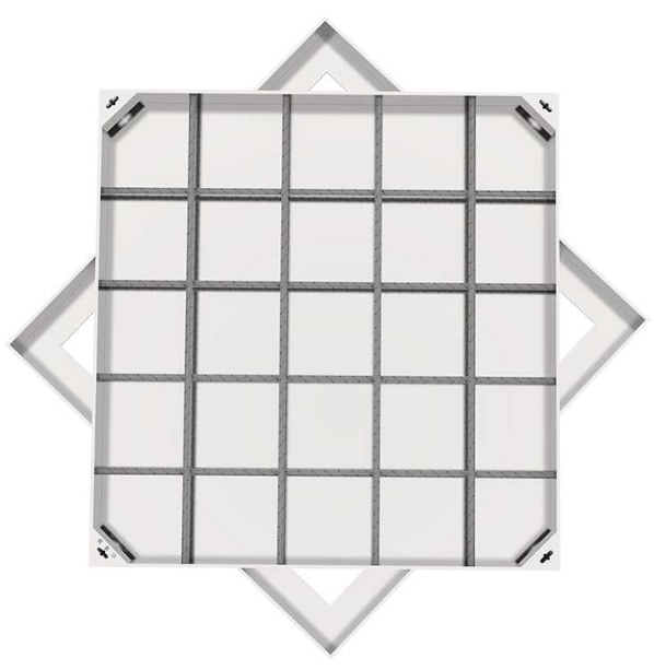 铜官不锈钢方井展示